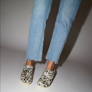 No.6 Old School Clog on High Heel in Spotted Pony!